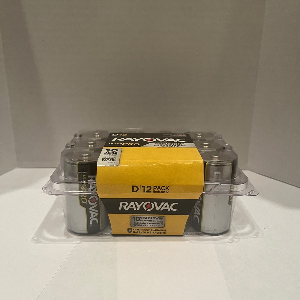 Batteries Rayovac D 12 Pack